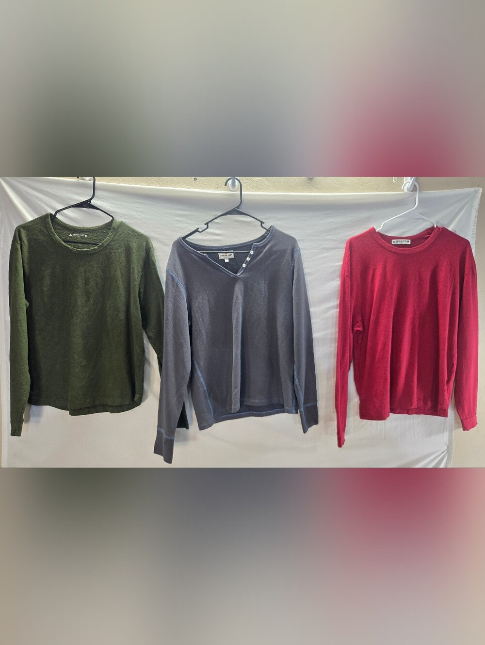 Lot of 3 American Giant Women's Size Medium Long Sleeve Shirts NWOT